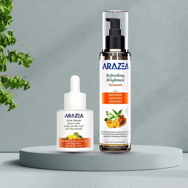 Arazea Skincare Kit-3 | Facewash and Face Serum | For Women & Men | Facewash & Face Serum Combo | 130ml - Image 2